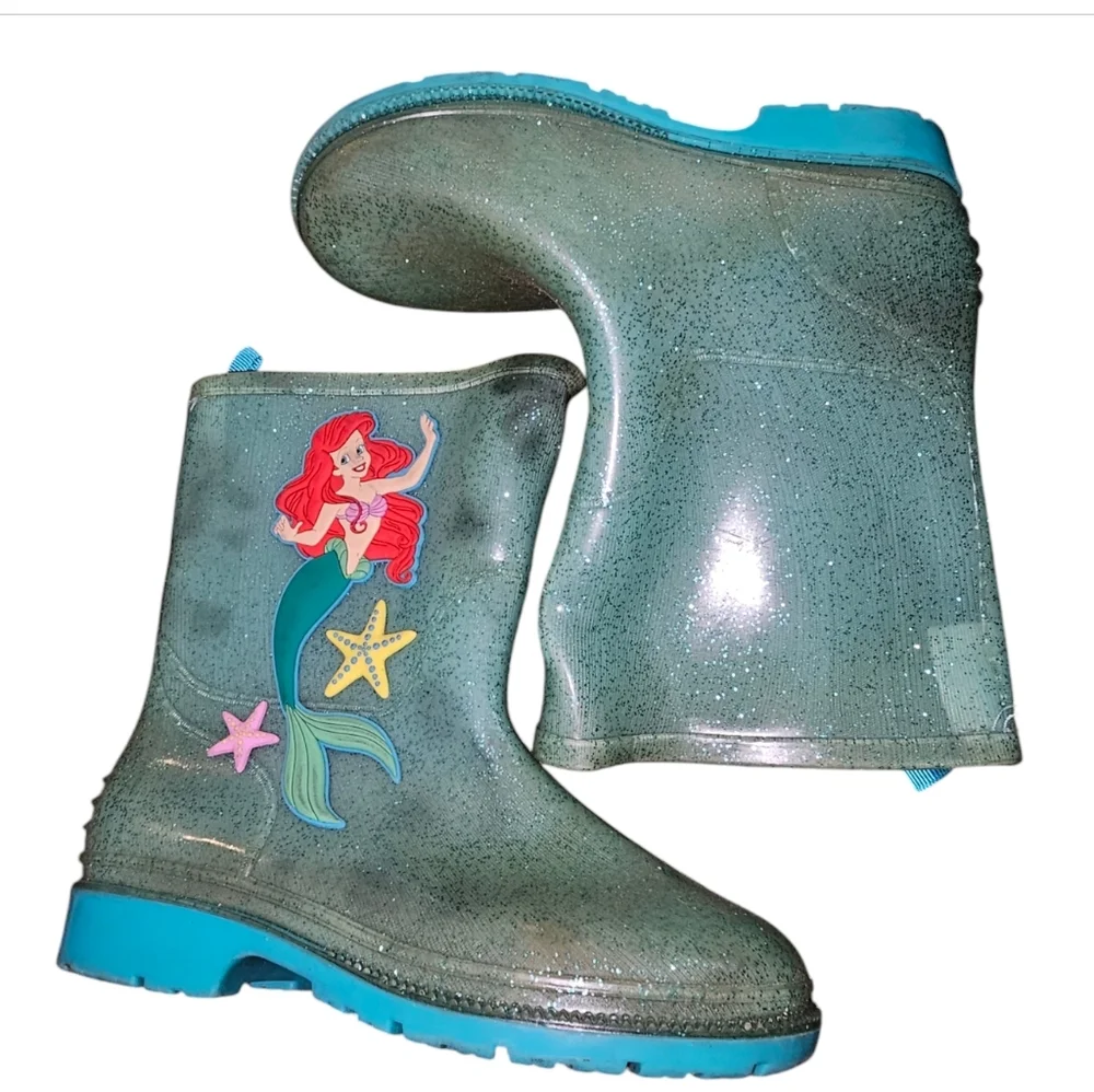 Disney Ariel The Little Mermaid Rain Boots